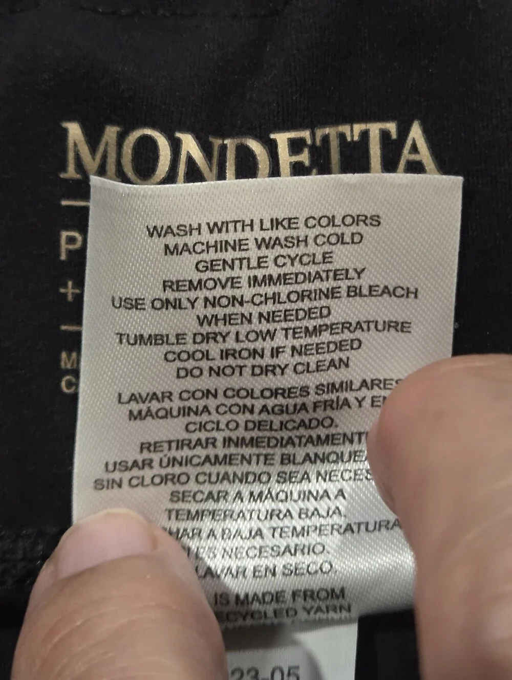Mondetta Black High-Rise Bike Shorts with Side Pockets